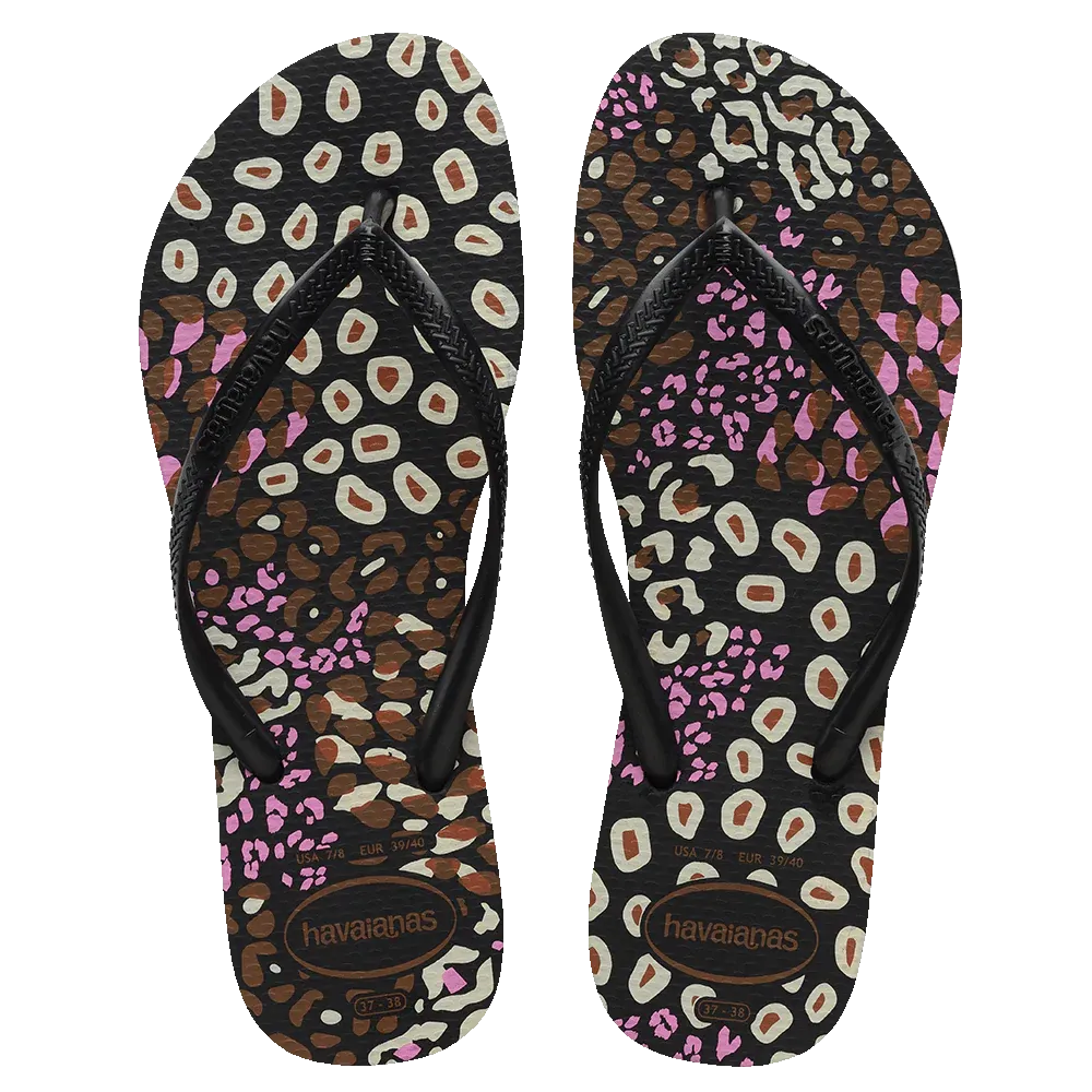 .Havaianas Womens Slim Animals Flip Flops - (7892) - HVAF - F