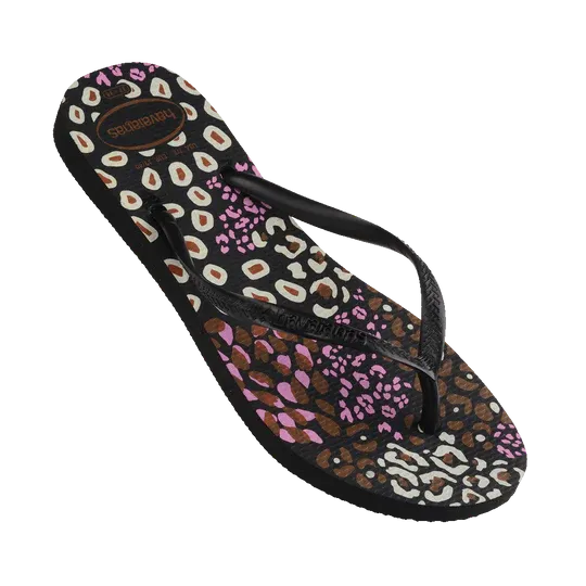 .Havaianas Womens Slim Animals Flip Flops - (7892) - HVAF - F
