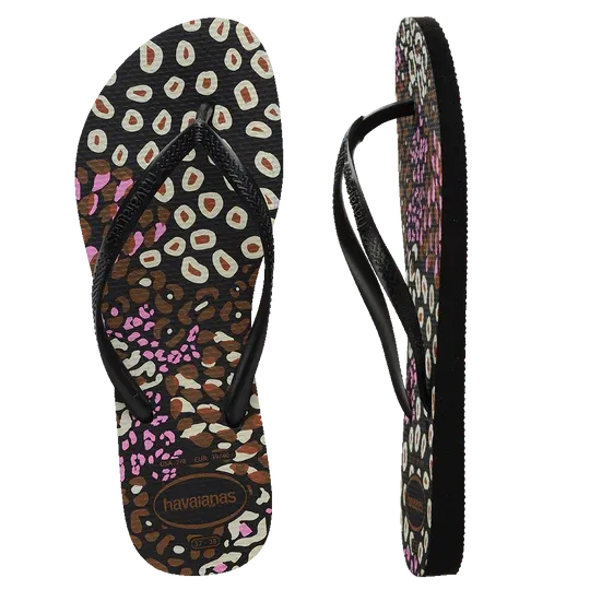 .Havaianas Womens Slim Animals Flip Flops - (7892) - HVAF - F