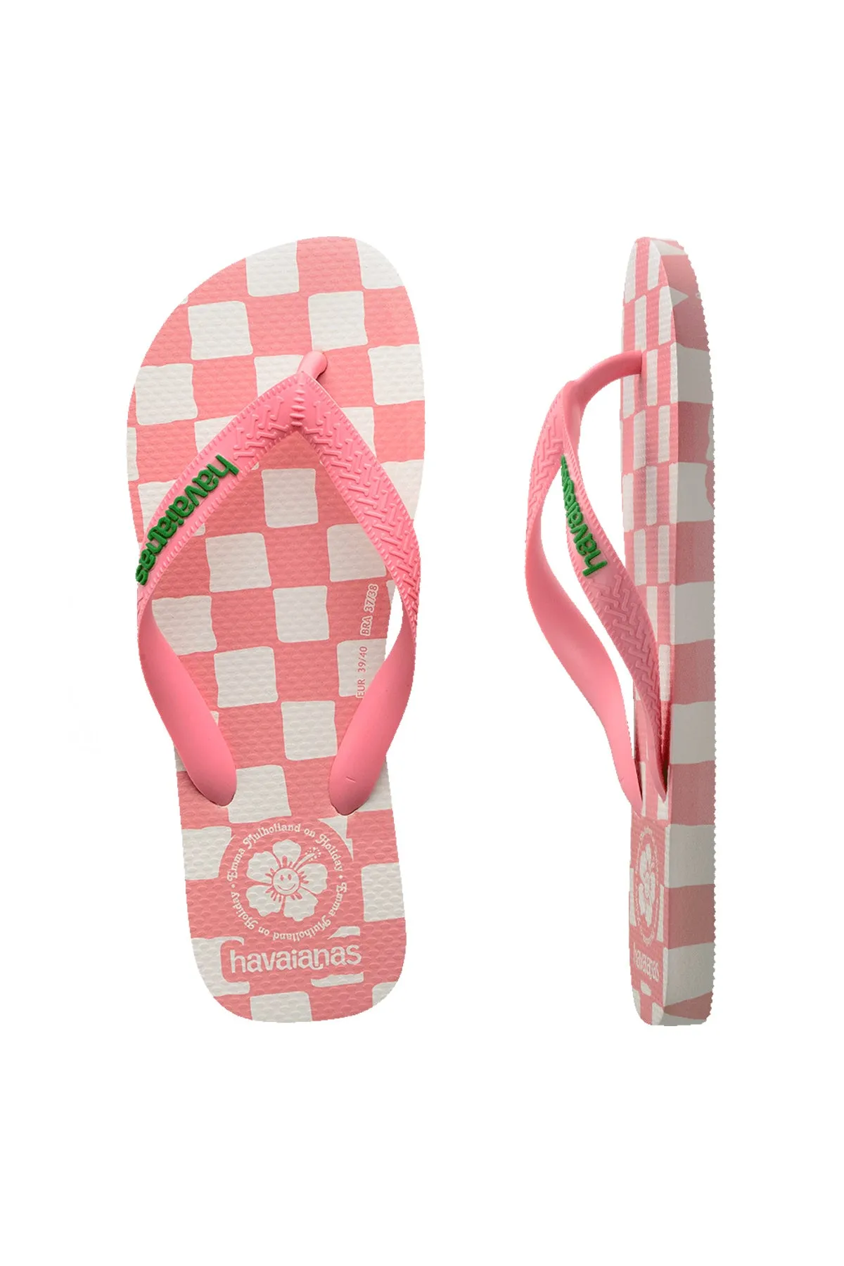 Havaianas x EM on Holiday - Pink Check