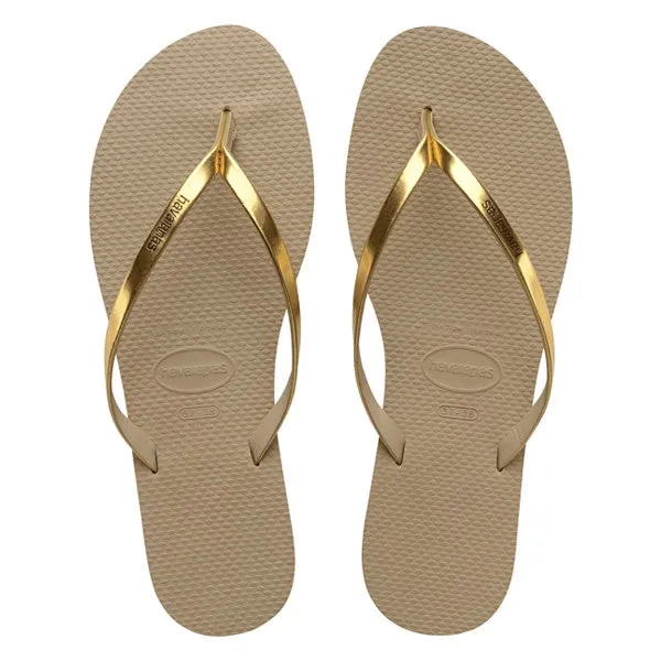 HAVAIANAS YOU METALLIC - GOLDEN SAND METALLIC