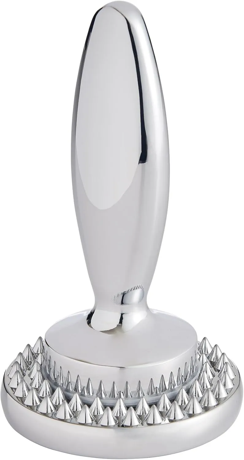 HIC Kitchen Dual Sided Meat Tenderizer Marinating Prep Tool, 835 Grams