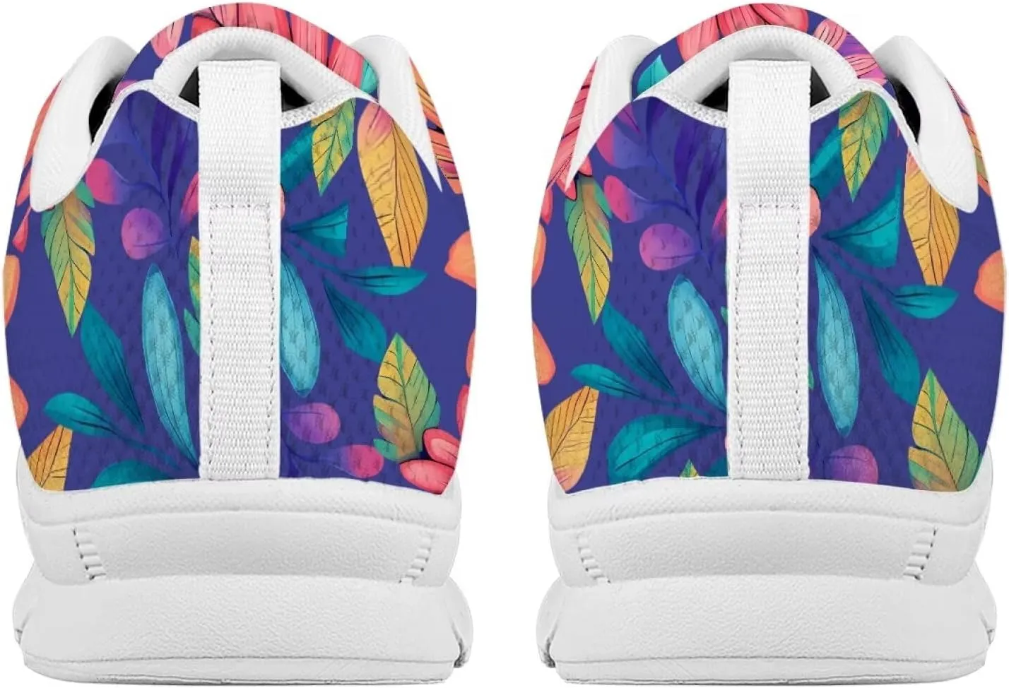 HUGS IDEA Women's Road Running Shoes Nurse Pattern Lightweight Sport Sneakers