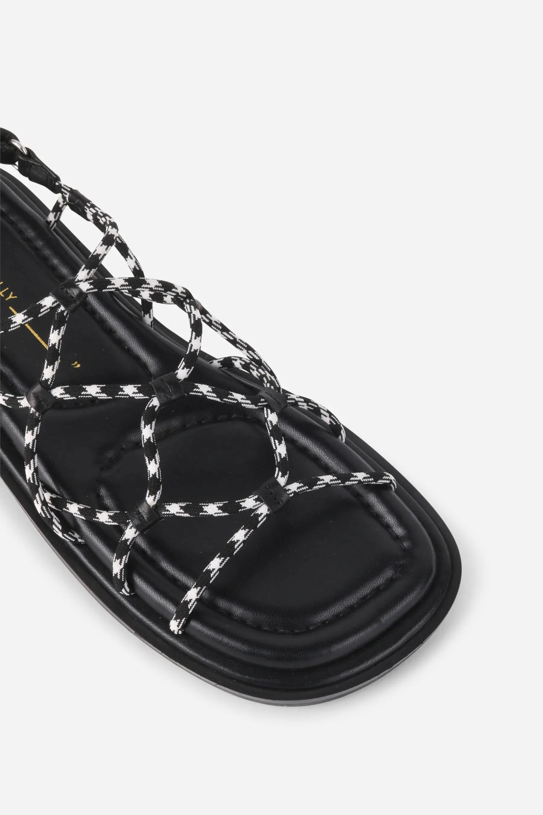INTENTIONALLY BLANK LYCHEE BLACK ROPE SANDAL
