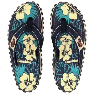 Islander Flip-Flop - Women's - Blue Hibiscus: