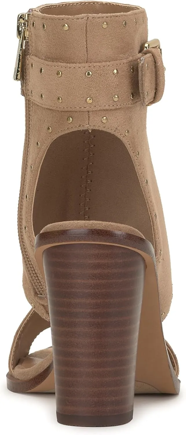 Jessica Simpson Women's Rochha Open Toe Bootie Mid Calf Boot