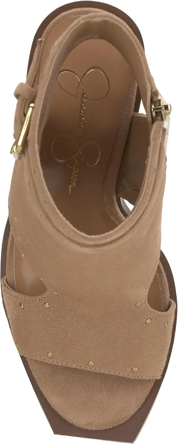 Jessica Simpson Women's Rochha Open Toe Bootie Mid Calf Boot