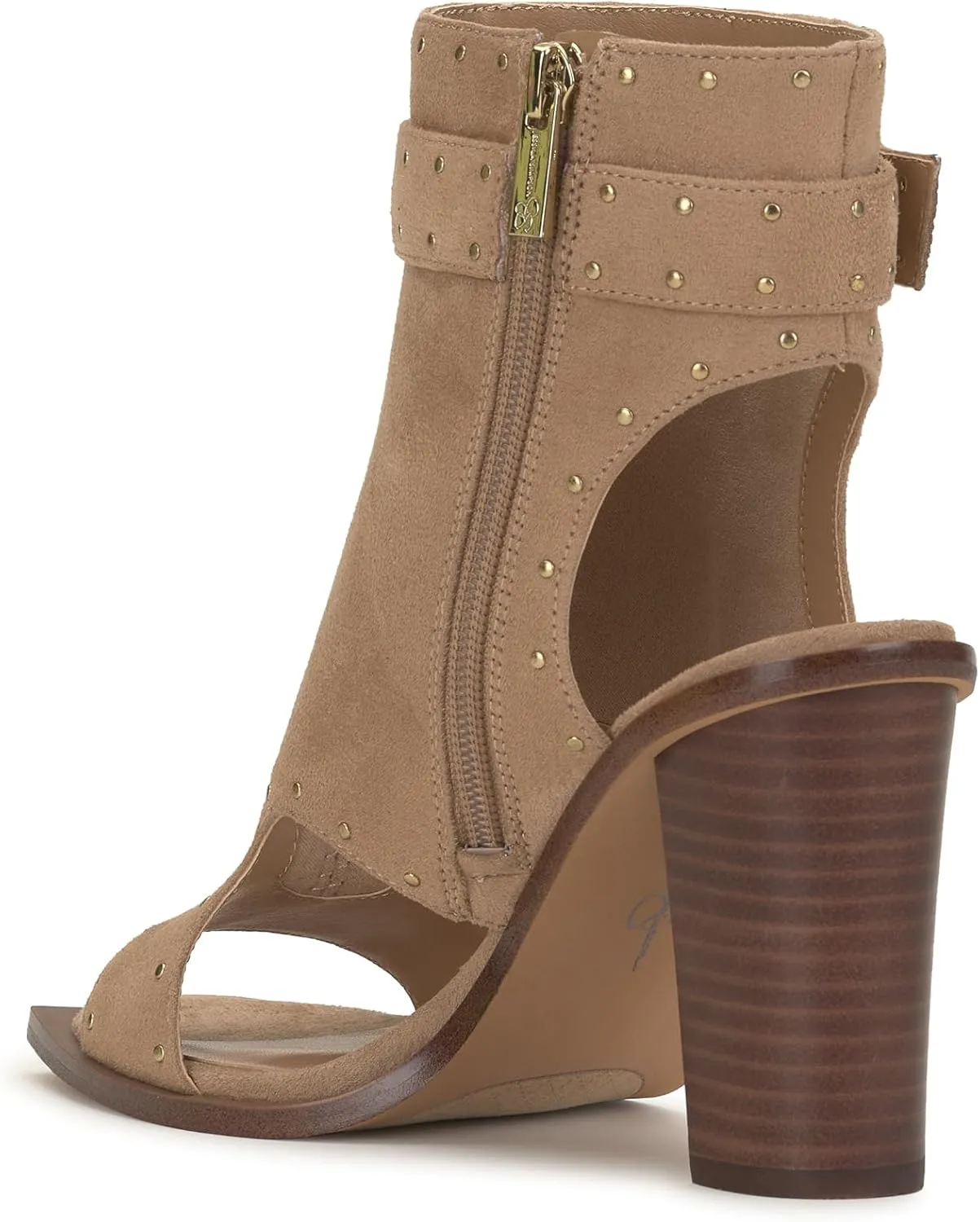 Jessica Simpson Women's Rochha Open Toe Bootie Mid Calf Boot