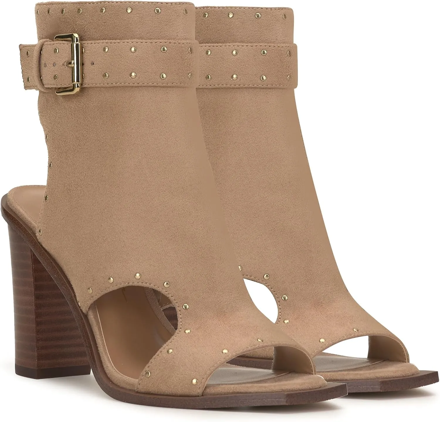 Jessica Simpson Women's Rochha Open Toe Bootie Mid Calf Boot