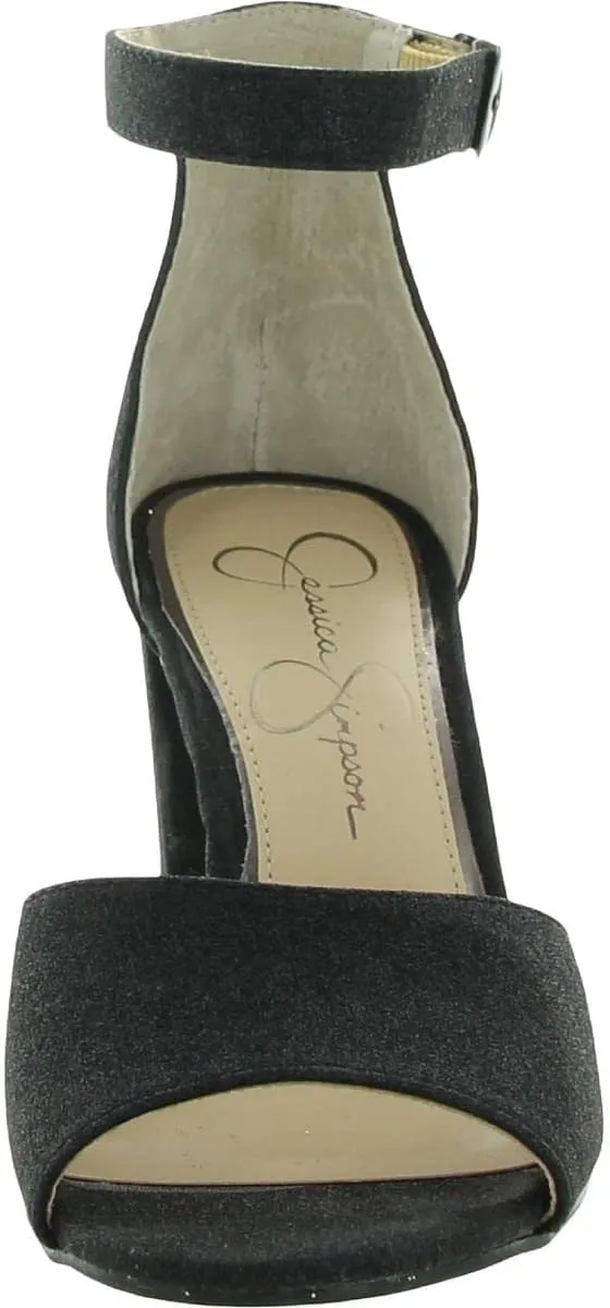 Jessica Simpson Women's Sherron Ankle Strap Block Heel Sandals