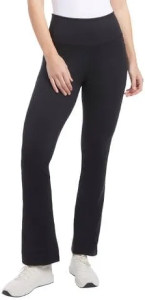 Jockey Women's High-Waisted Yoga Pants, Boot Cut Flare Leg, Studio Flare (US, Alpha, Large, Regular, Regular, Black)