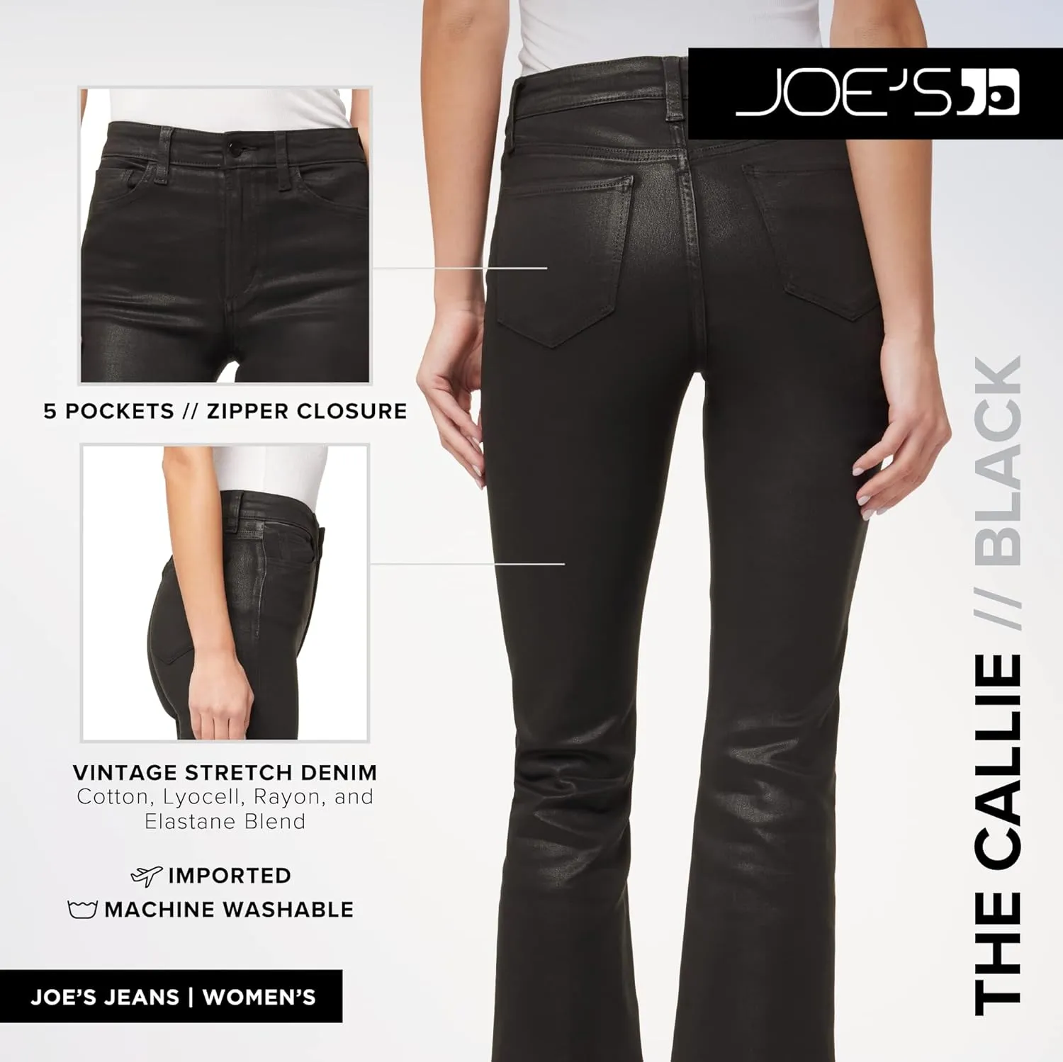 Joe's Women's Callie High Rise Cropped Bootcut Jean