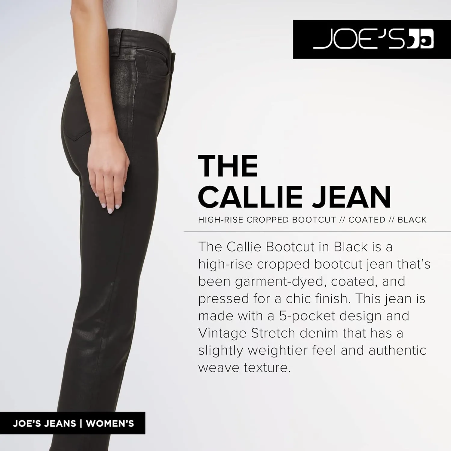 Joe's Women's Callie High Rise Cropped Bootcut Jean