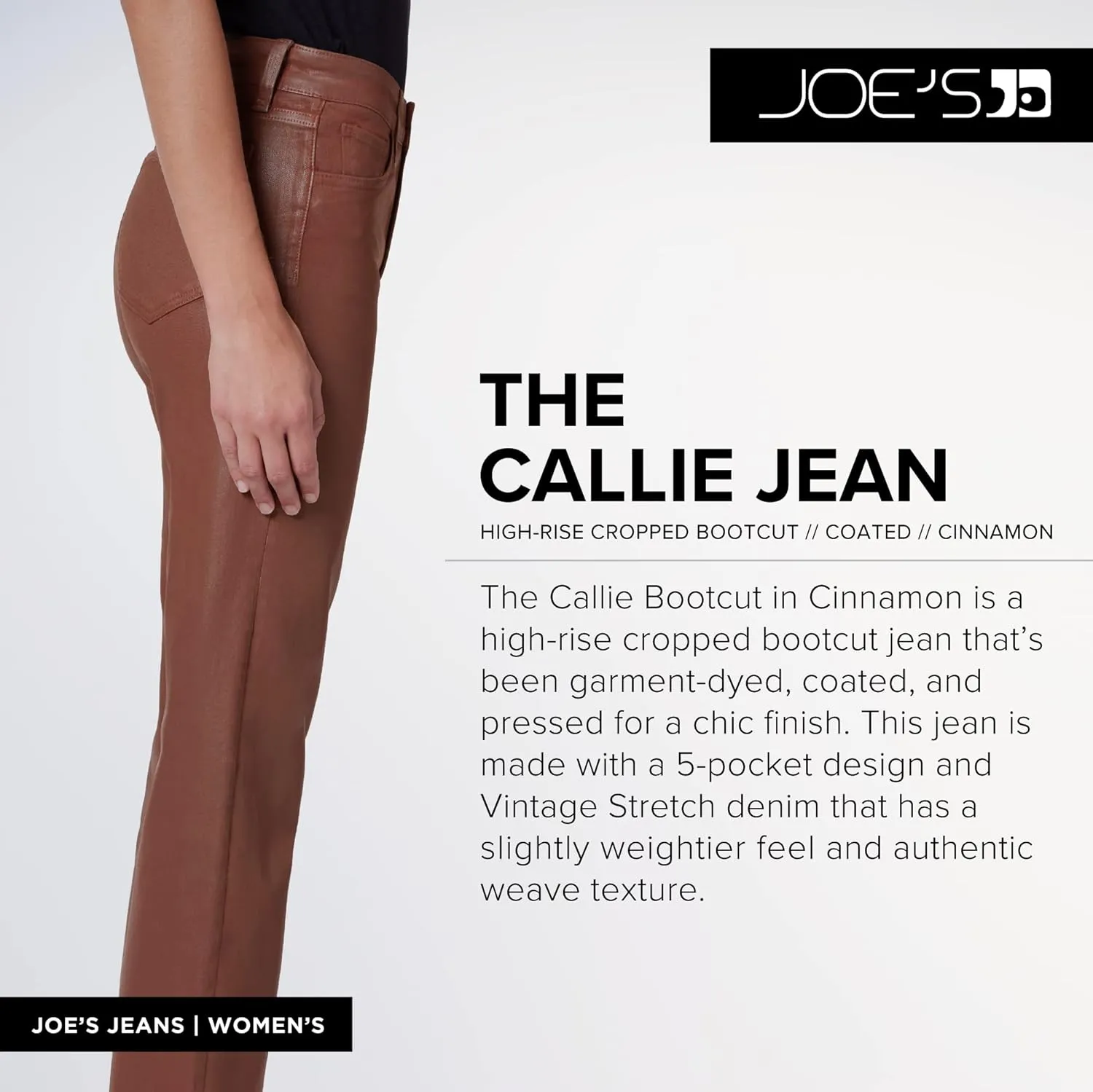Joe's Women's Callie High Rise Cropped Bootcut Jean