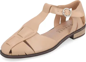 Journee Collection Womens Azzaria Faux Leather Cut Out Ankle Strap