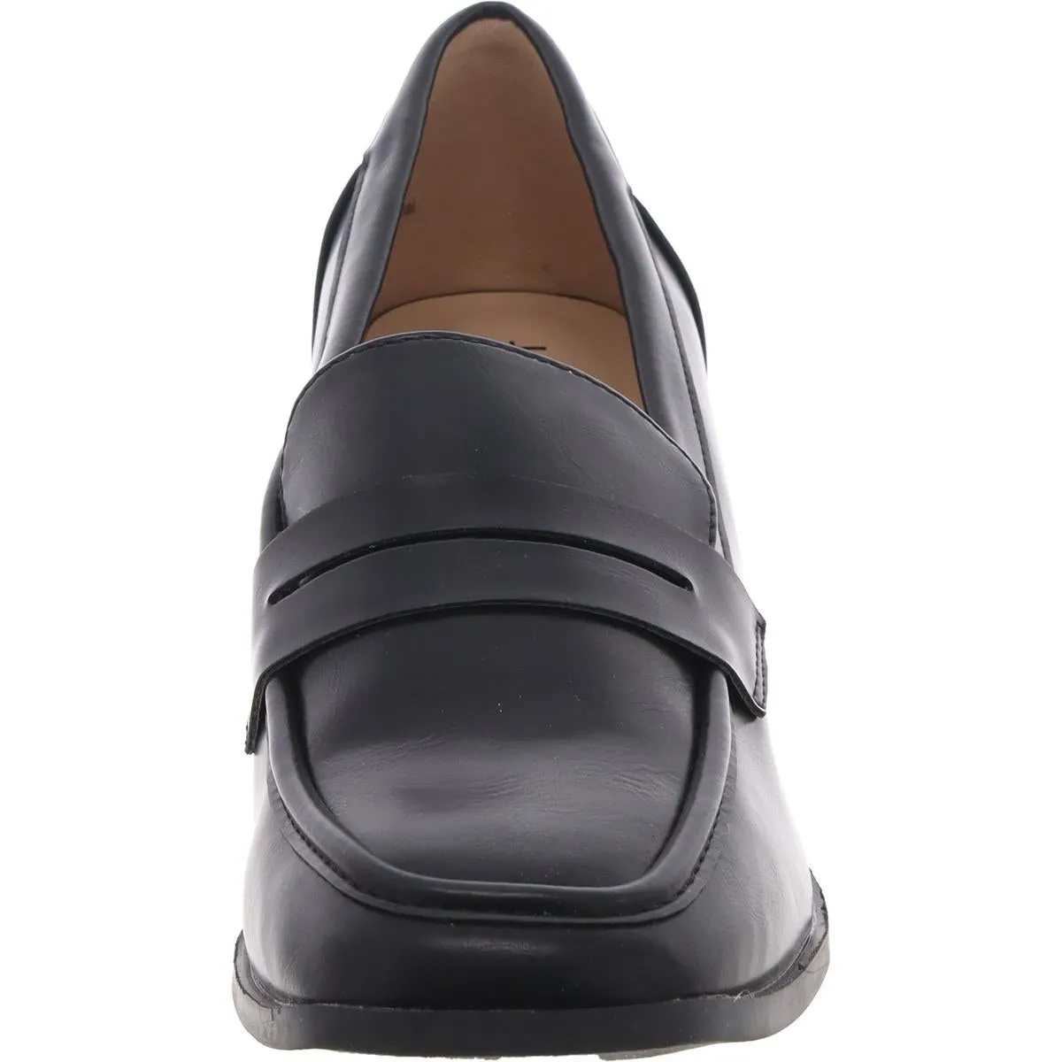 Journee Collection Womens Malleah Solid Loafer Heels