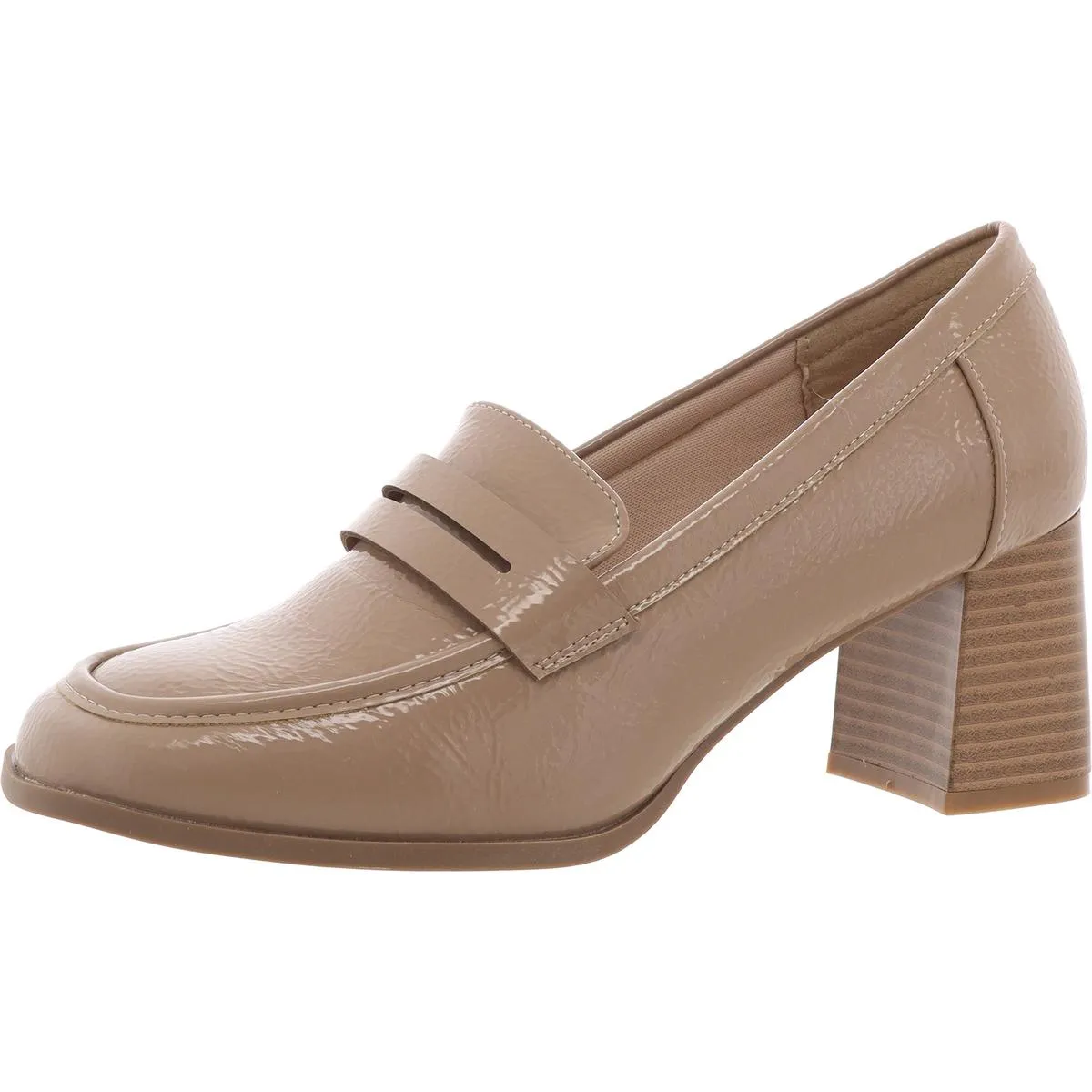 Journee Collection Womens Malleah Solid Loafer Heels