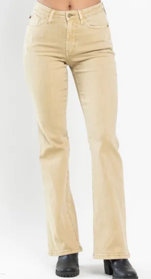 Judy Blue Sand Dollar Dream mid rise slim boot cut