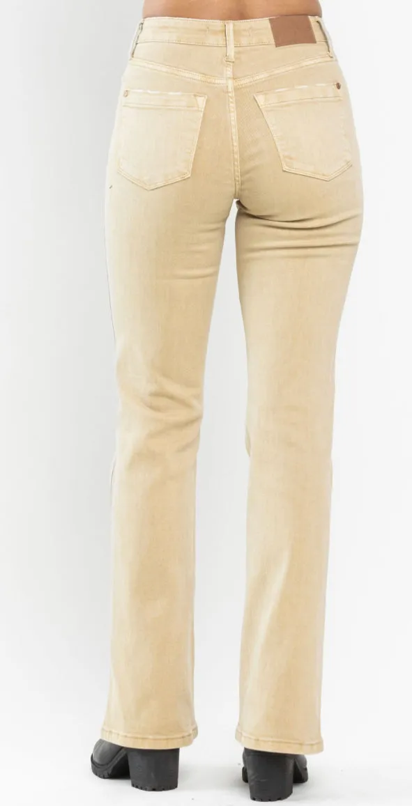 Judy Blue Sand Dollar Dream mid rise slim boot cut