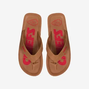 Kansas City Chiefs Color Pop Contour Flip Flop