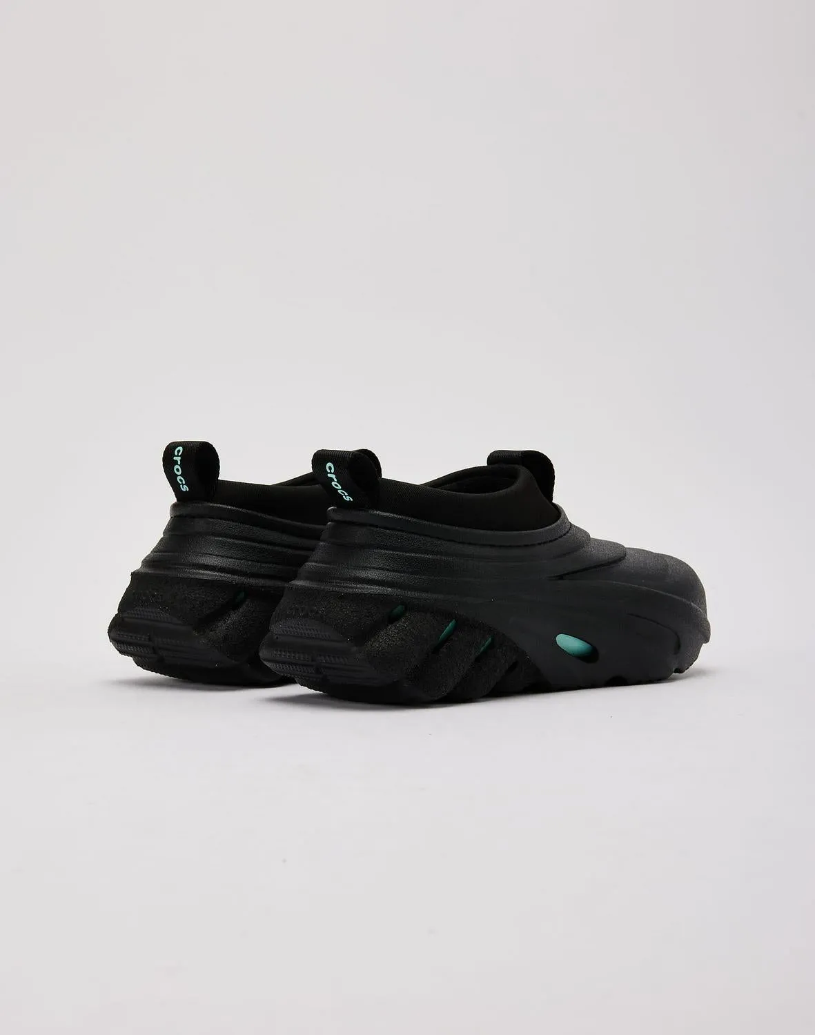 Kids Crocs Echo Storm GS Black 210509-OKU/GS Comfortable Lightweight Slip on