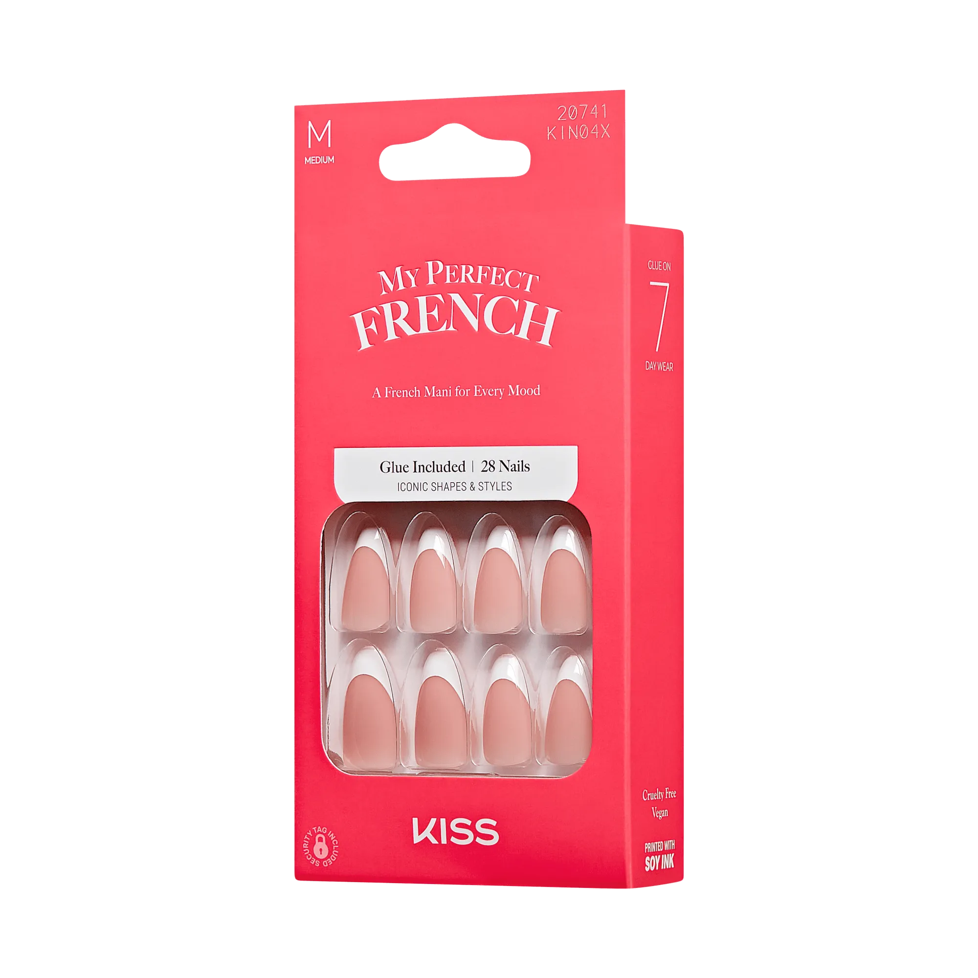KISS My Perfect French Press On Glue Nails - All You Love