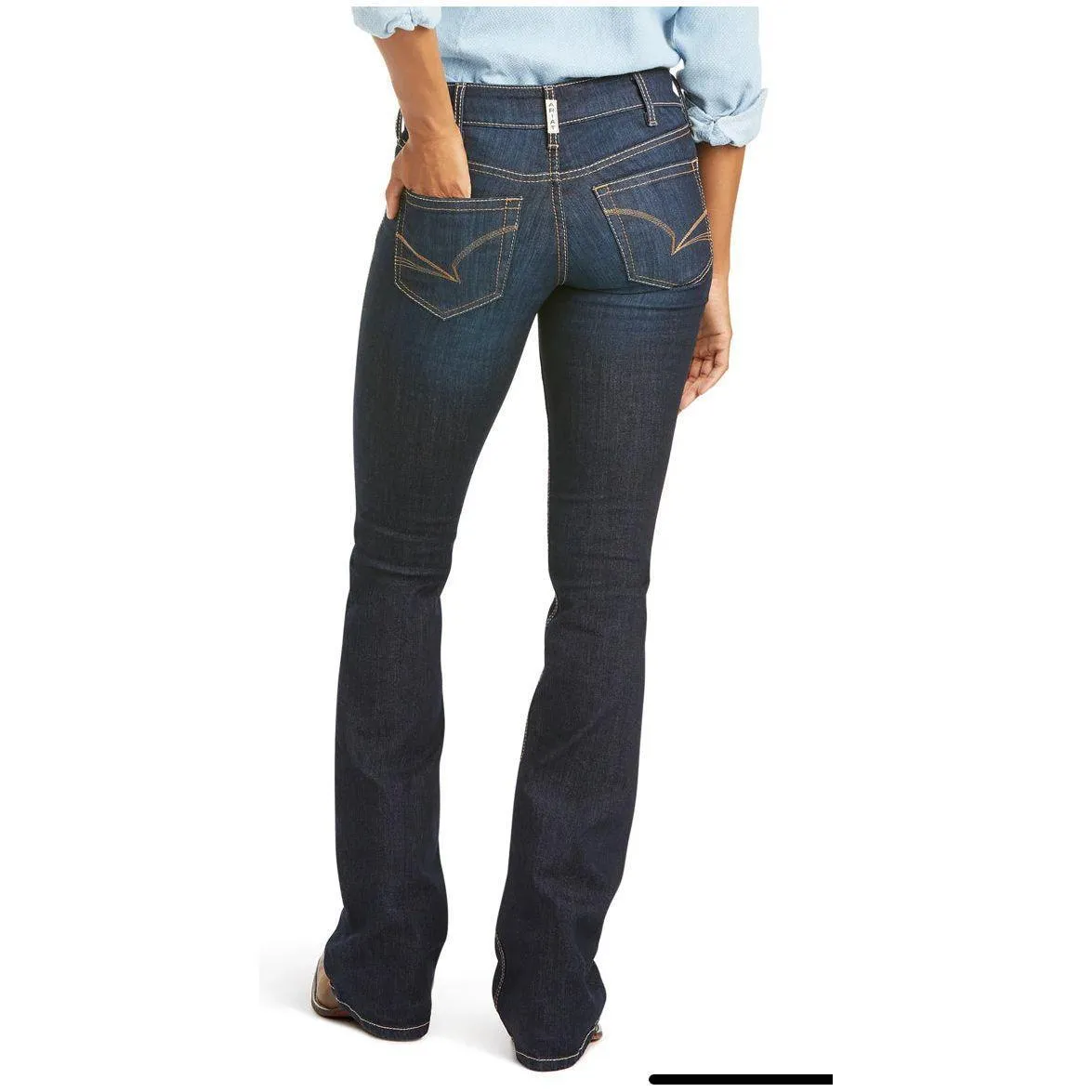 Ladies Ariat Jean, Arrow Fit, Mid Rise, Boot Cut “Nashville- 10036087”