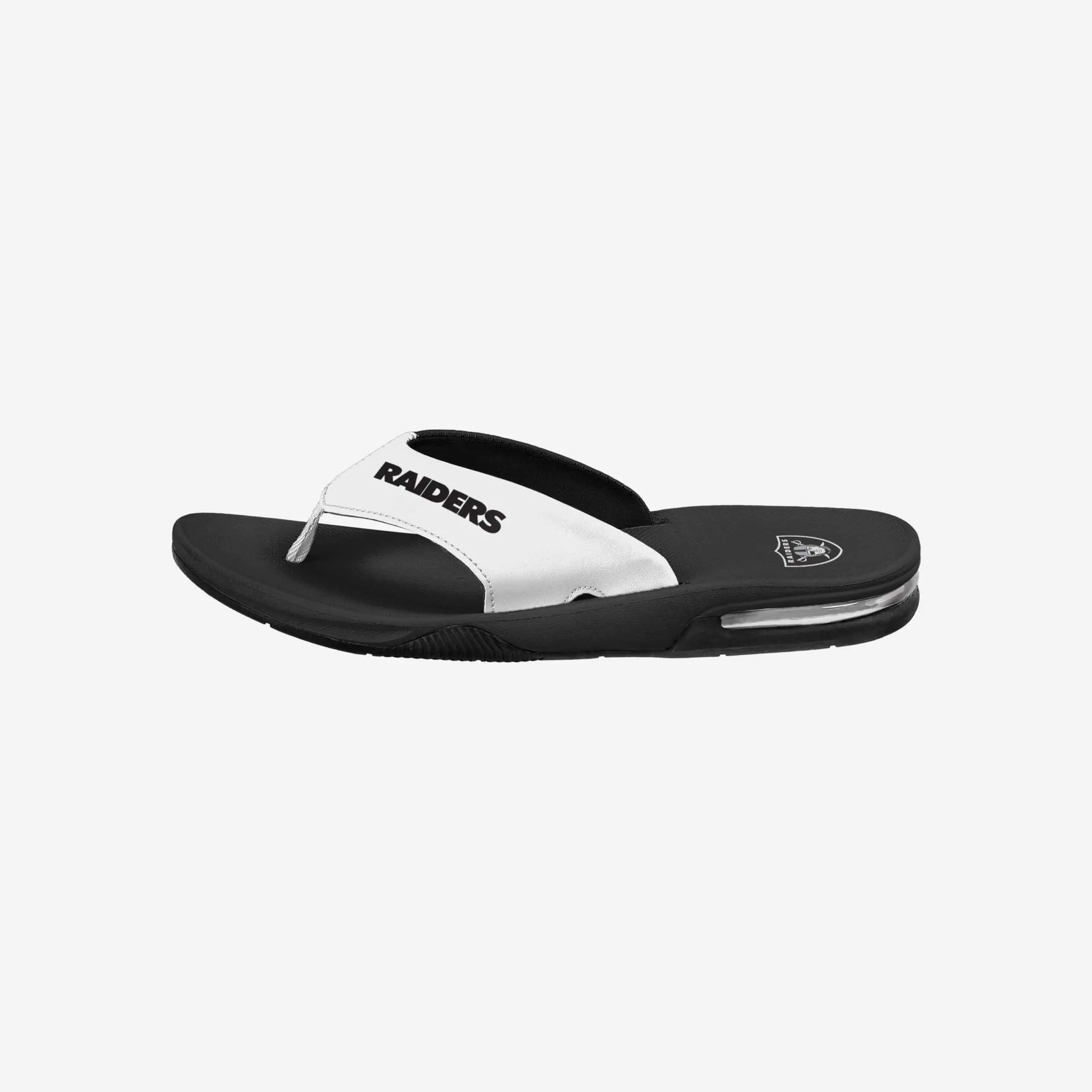 Las Vegas Raiders Team Color Contour Flip Flop