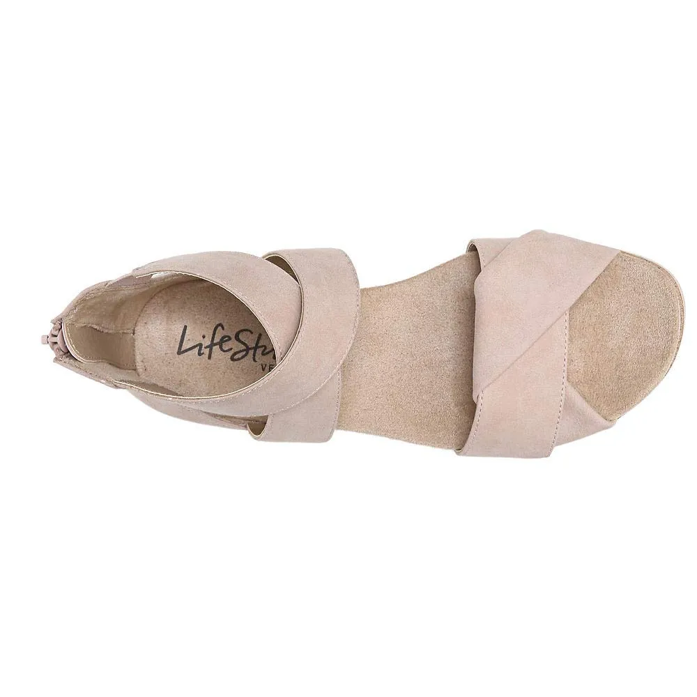 LifeStride Womens Zoom Sport Sandal Blush 8.5 W