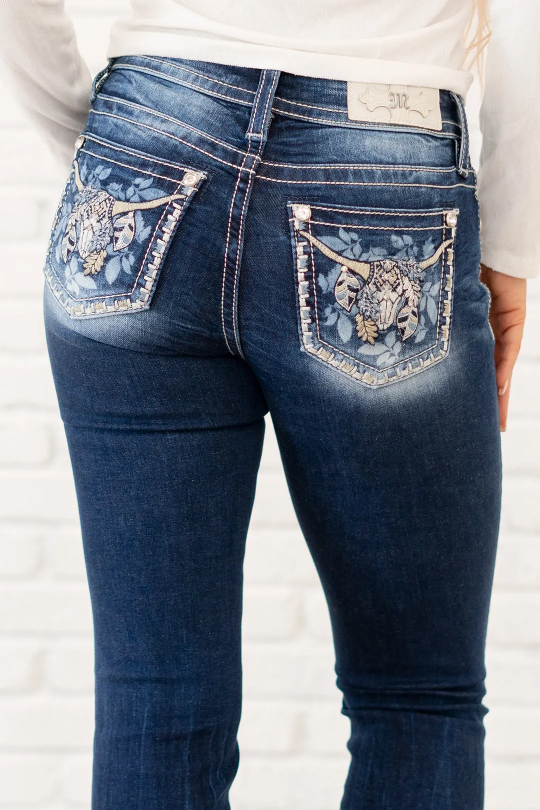 Longhorn Love Mid Rise Boot Cut
