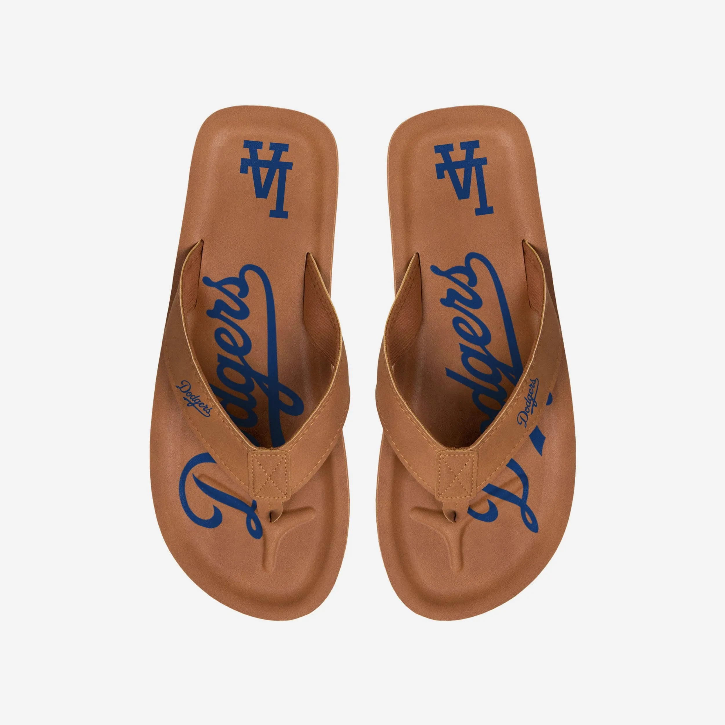 Los Angeles Dodgers Color Pop Contour Flip Flop