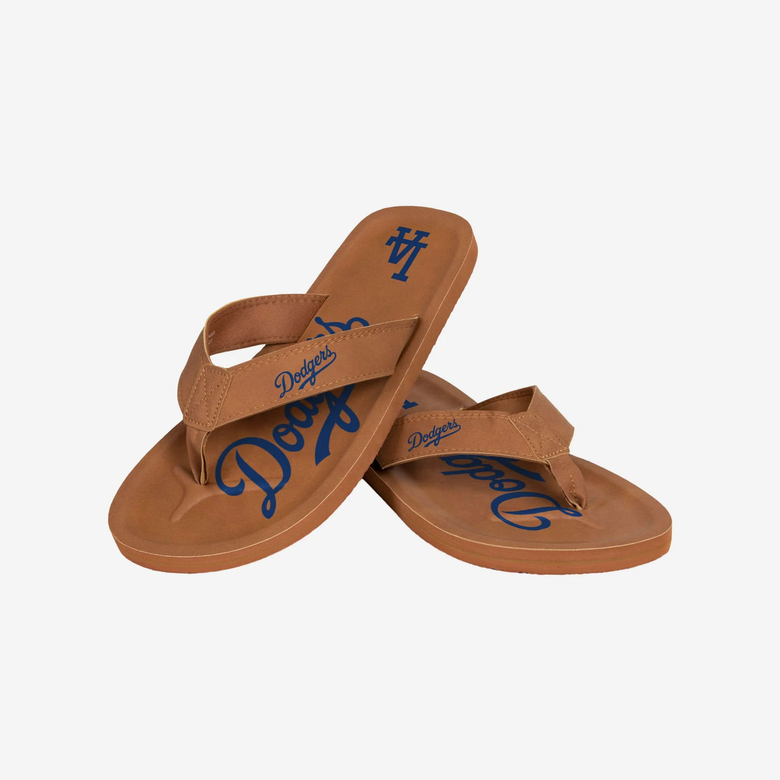 Los Angeles Dodgers Color Pop Contour Flip Flop