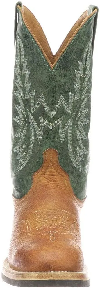 Lucchese Mens Rudy Square Toe Casual Boots Mid Calf - Brown