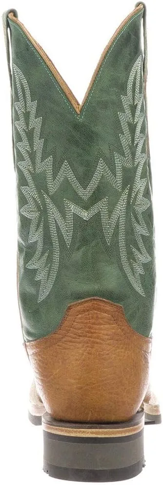 Lucchese Mens Rudy Square Toe Casual Boots Mid Calf - Brown
