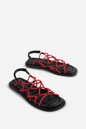 LYCHEE ELASTIC SPORT CORD FLAT SANDAL