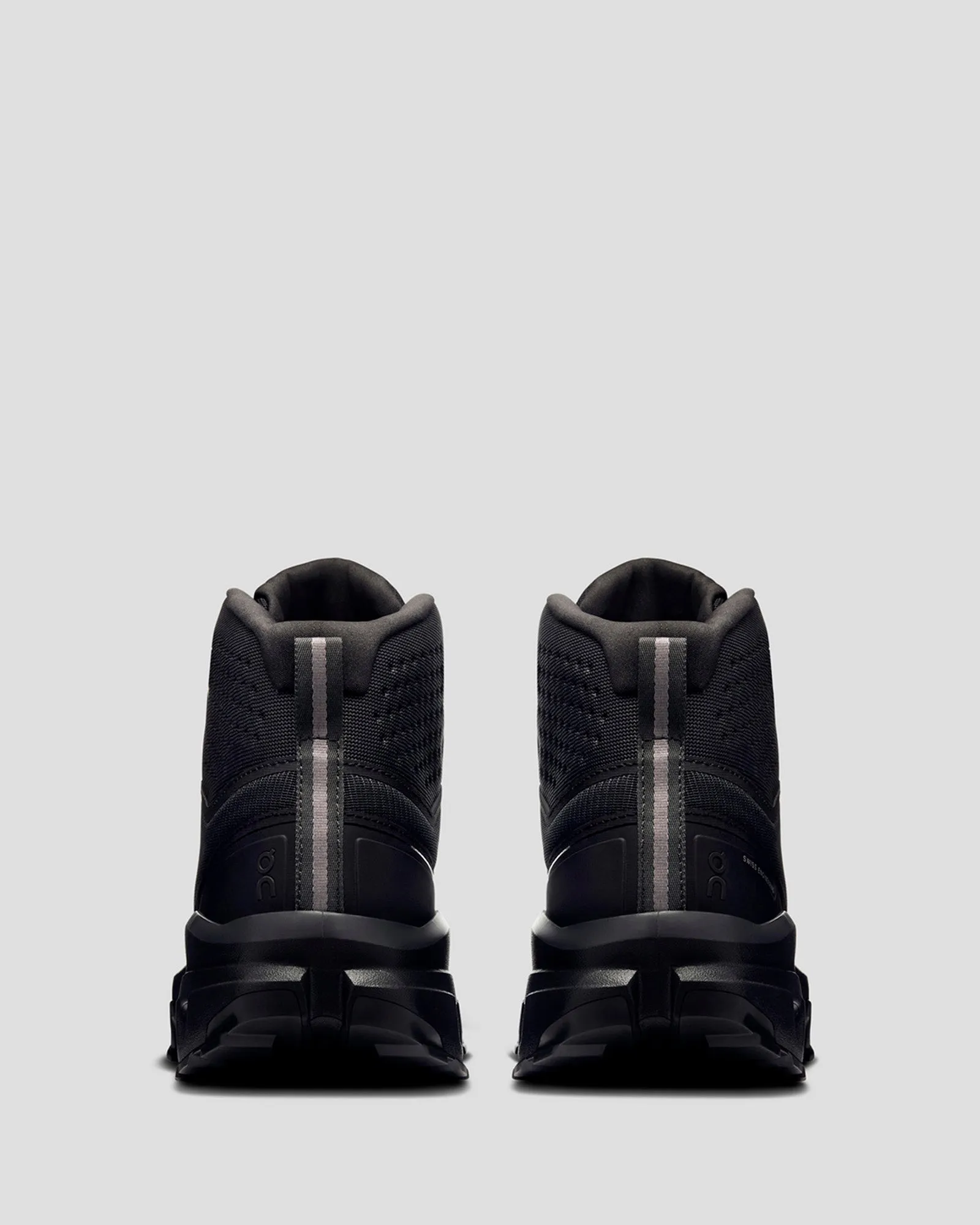 Men's On Running Cloudrock Waterproof Mid Hiking Boots - Black/Black