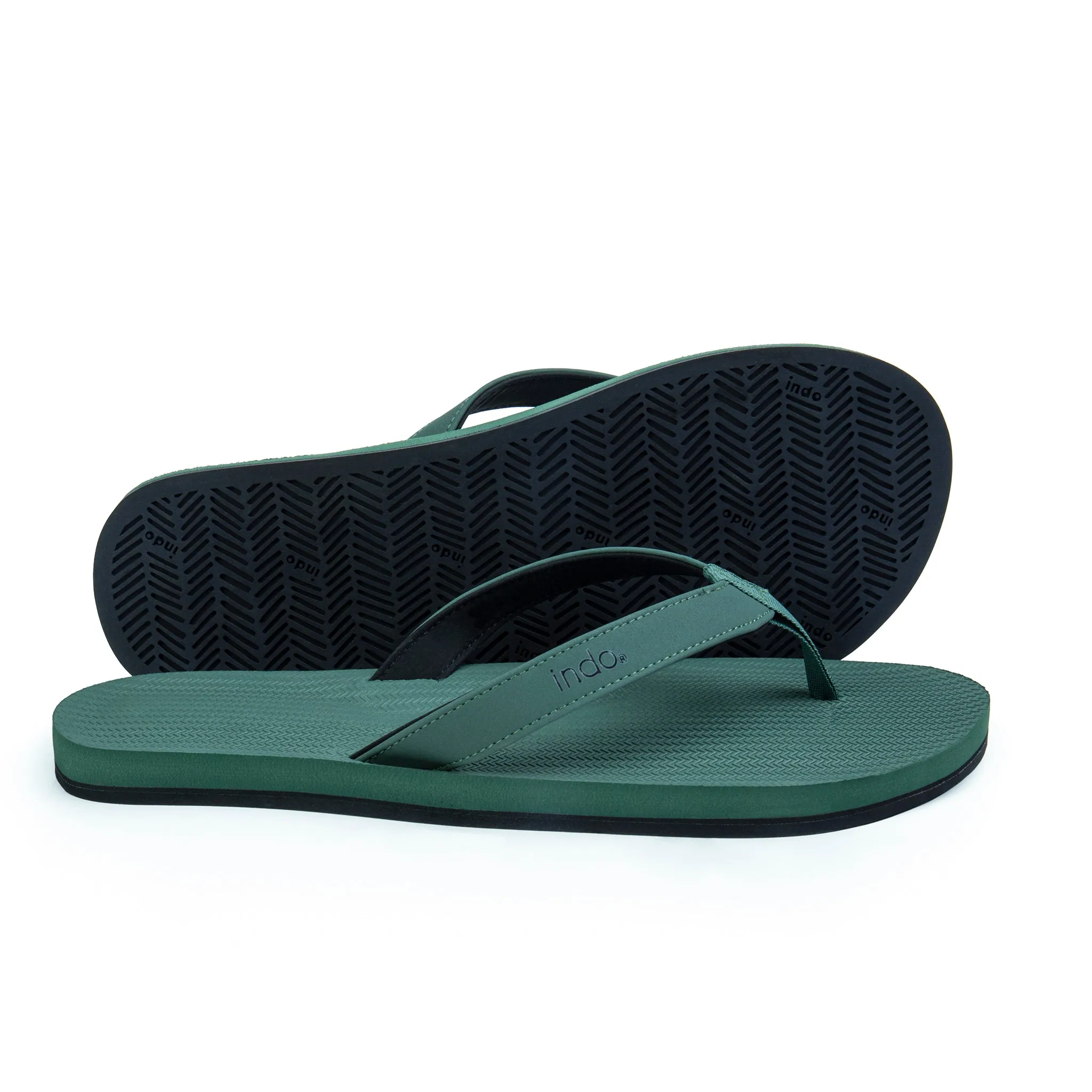 Men's Thongs - Leaf