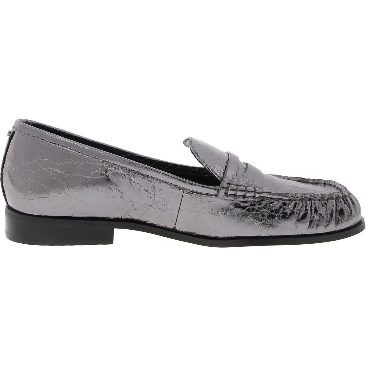 MICHAEL Michael Kors Womens Carlson Loafer Padded Insole Patent Leather Loafers