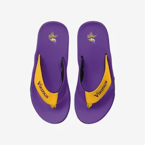 Minnesota Vikings Team Color Contour Flip Flop
