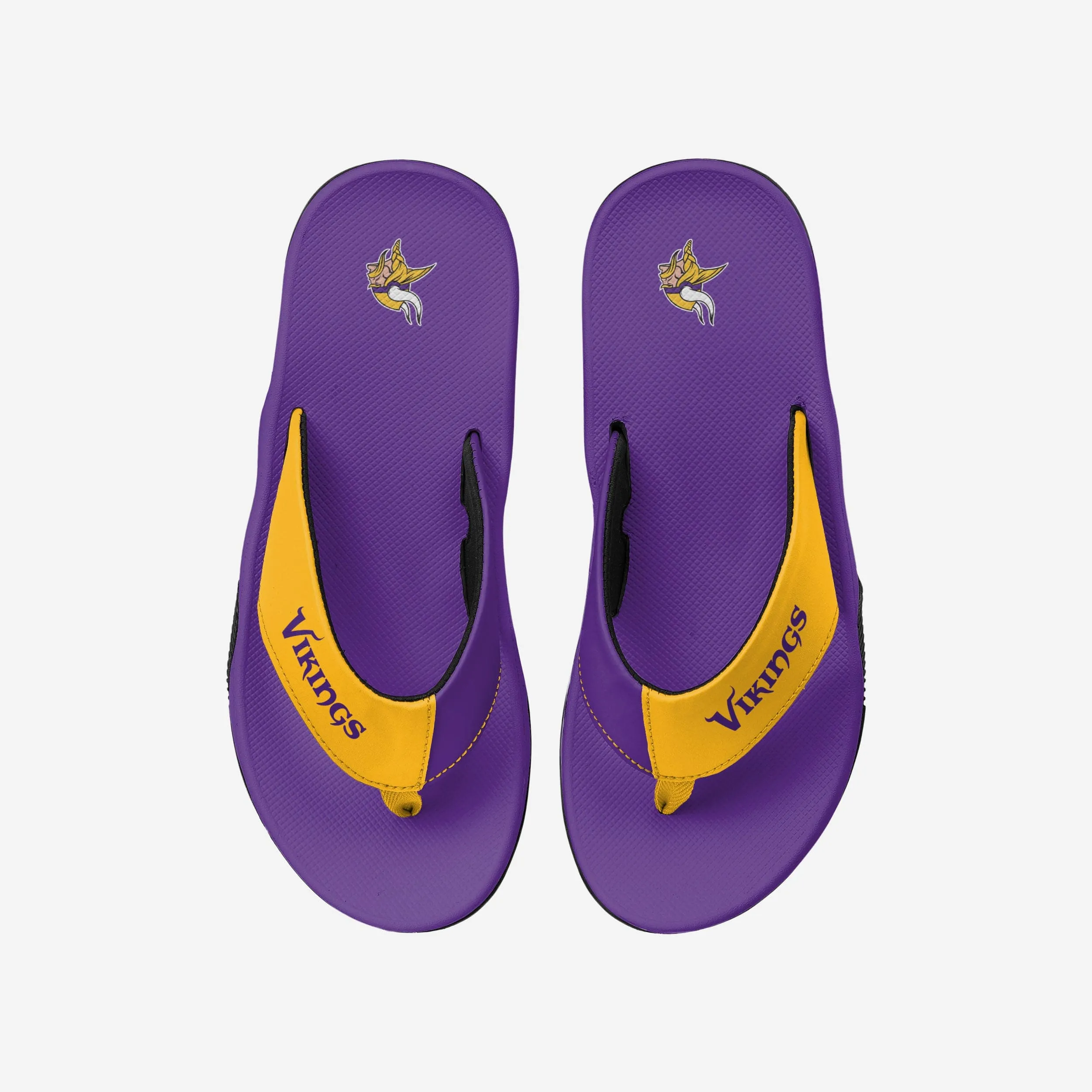 Minnesota Vikings Team Color Contour Flip Flop