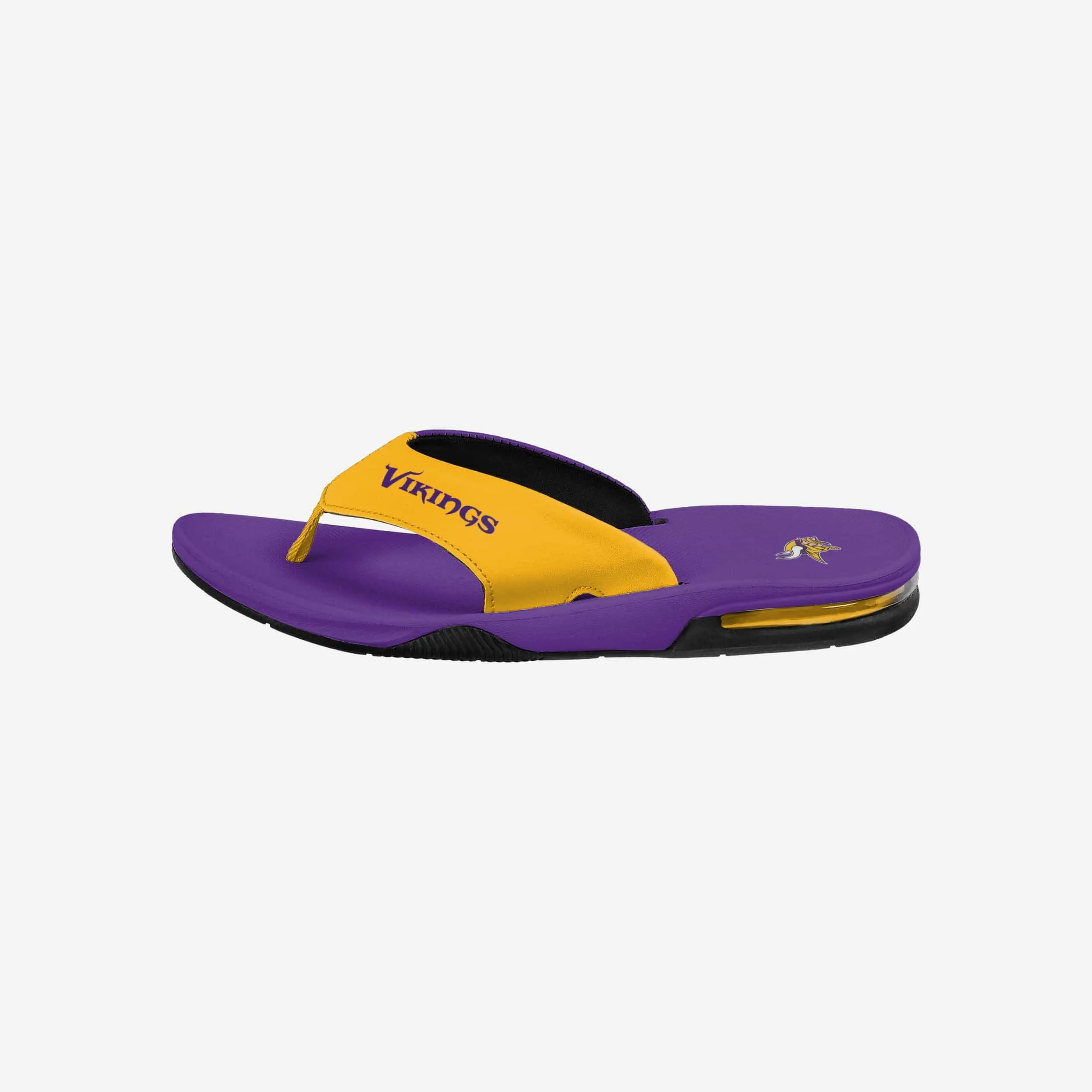 Minnesota Vikings Team Color Contour Flip Flop