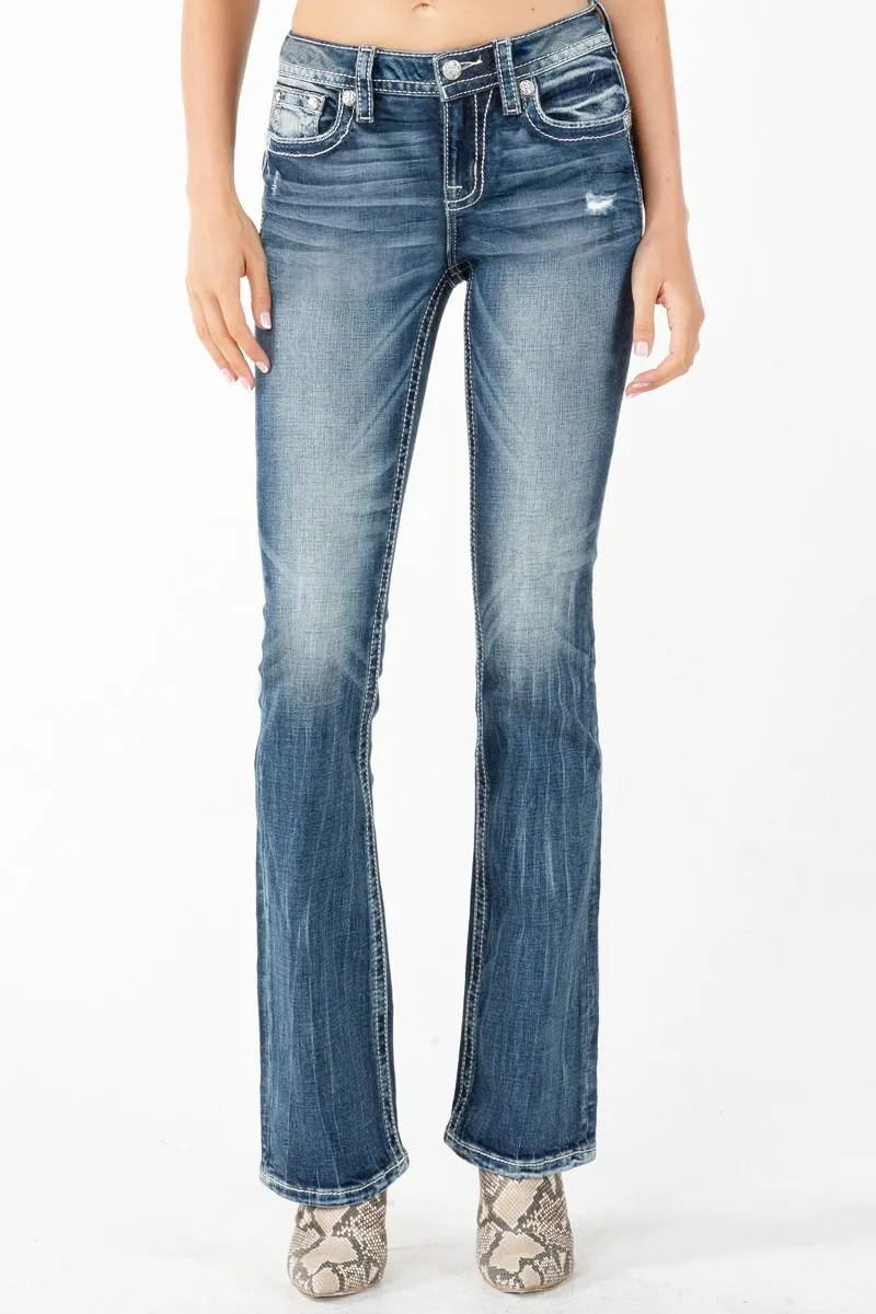 Miss Me Mid-Rise Boot Cut Jean