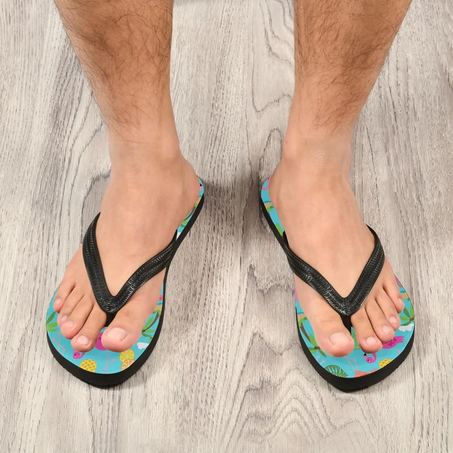 MNSRUU EVA Rubber Flip Flops for Men & Women,Unisex Sandals Soft Cushion Footbed Comfort flip-flops