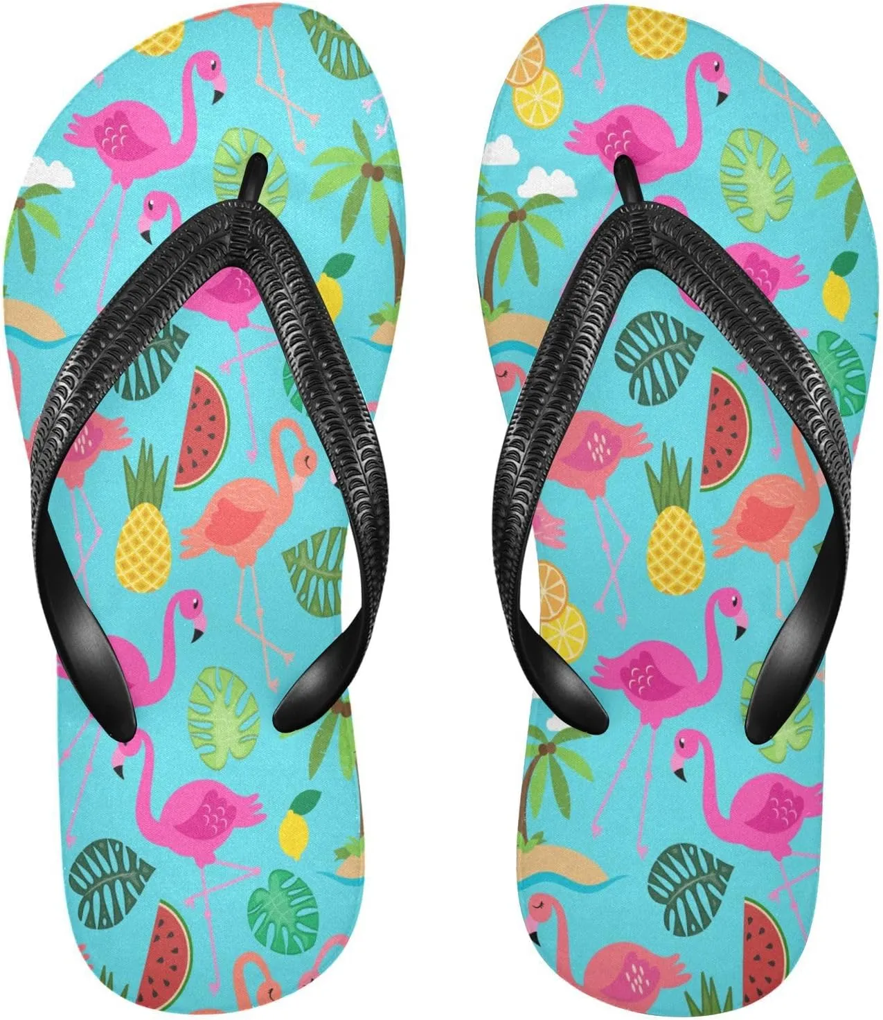 MNSRUU EVA Rubber Flip Flops for Men & Women,Unisex Sandals Soft Cushion Footbed Comfort flip-flops
