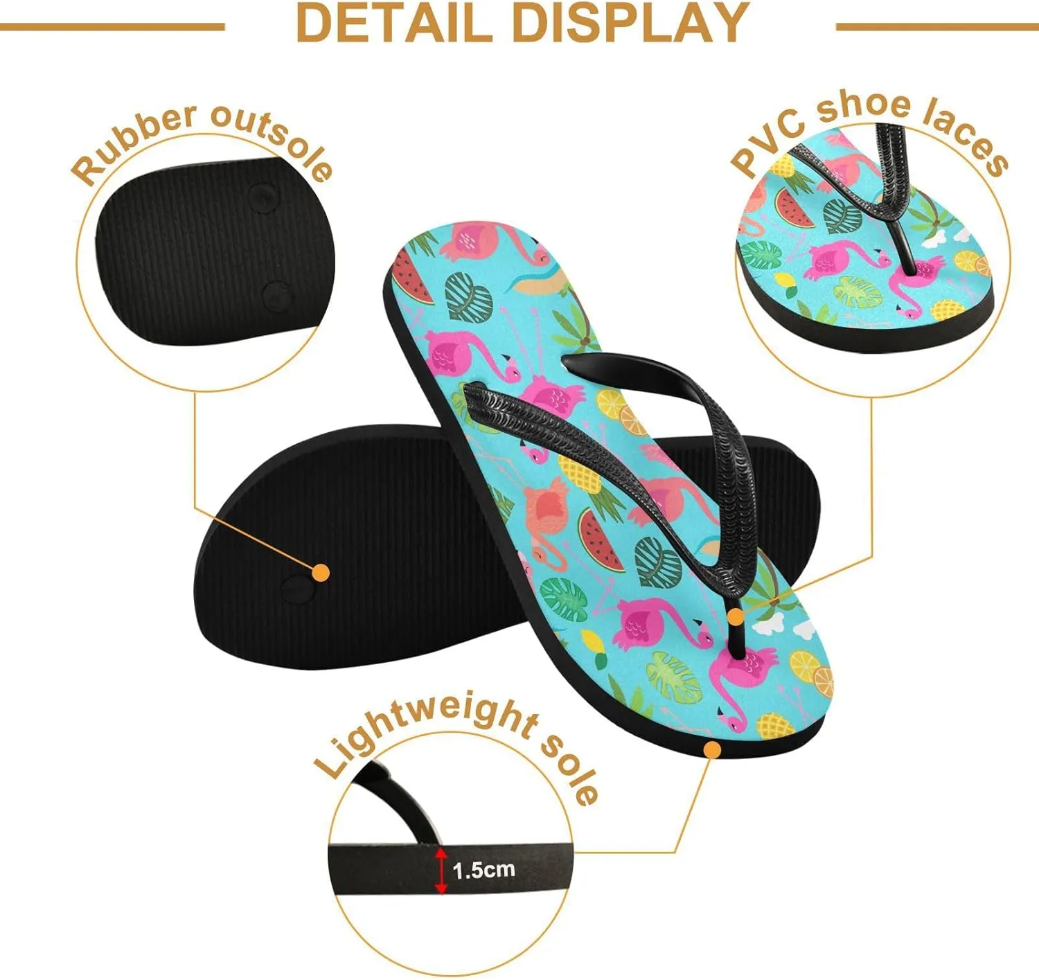 MNSRUU EVA Rubber Flip Flops for Men & Women,Unisex Sandals Soft Cushion Footbed Comfort flip-flops