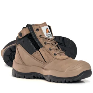 Mongrel - Stone Low Leg Zip With Scuff Cap