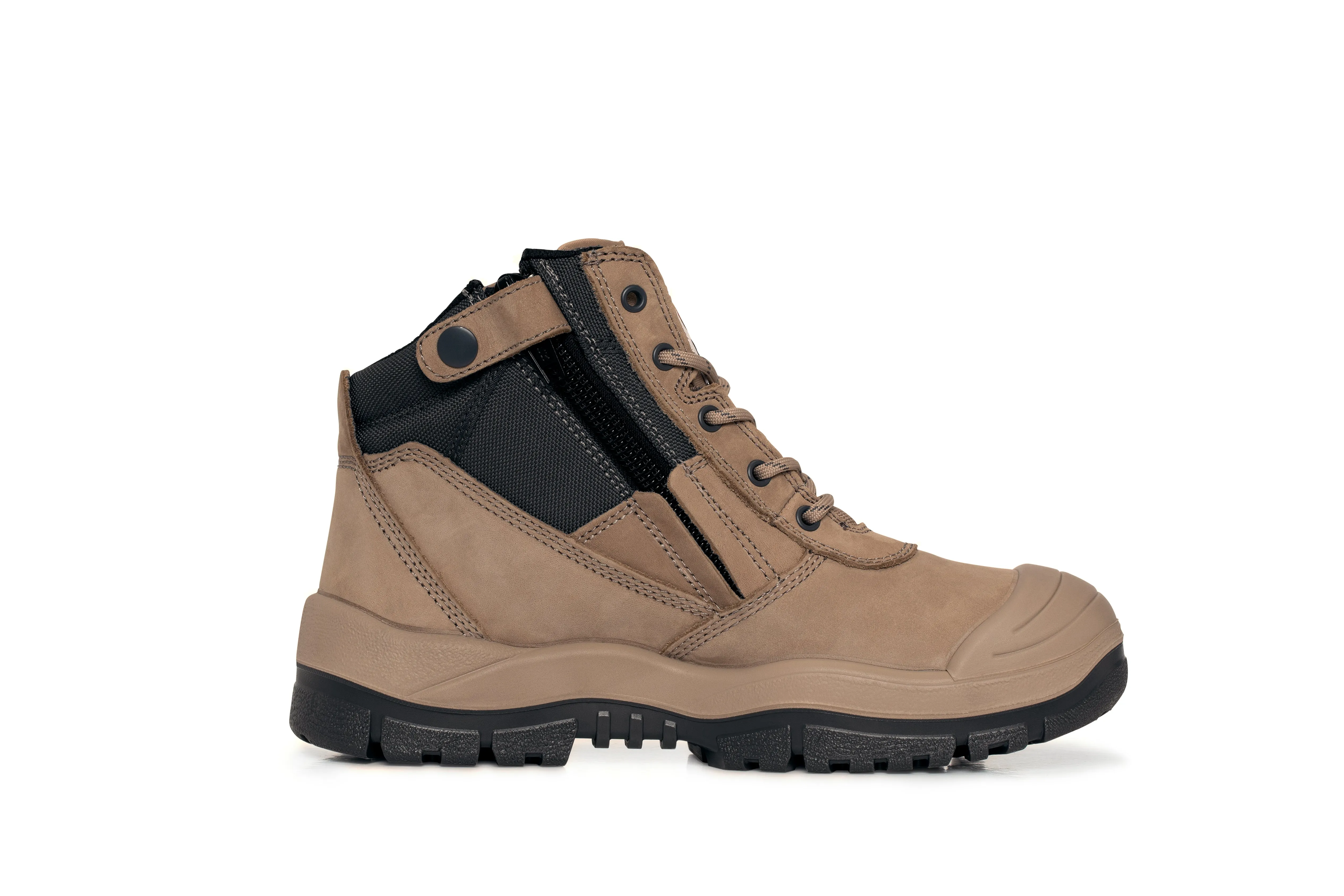Mongrel - Stone Low Leg Zip With Scuff Cap