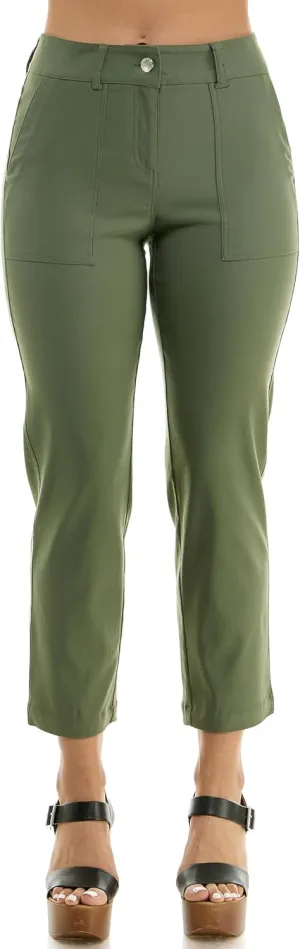 Nanette Nanette Lepore Women's Fly Front Boot Cut Freedom Stretch Pant with Functional Deep Stitch Pockets   Belt Loops