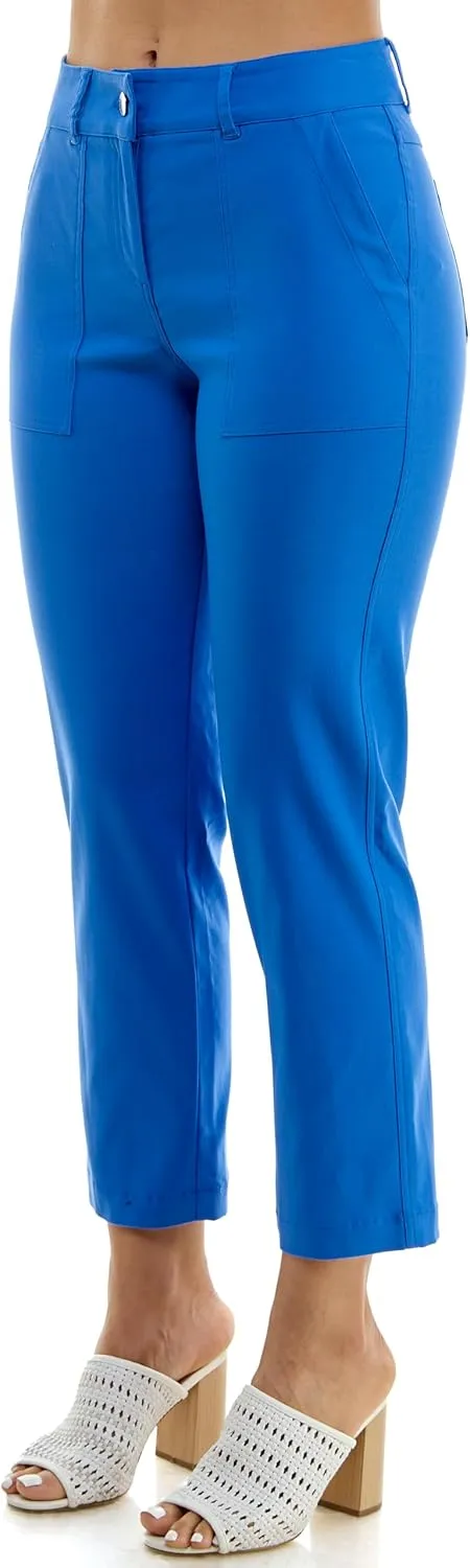 Nanette Nanette Lepore Women's Fly Front Boot Cut Freedom Stretch Pant with Functional Deep Stitch Pockets   Belt Loops