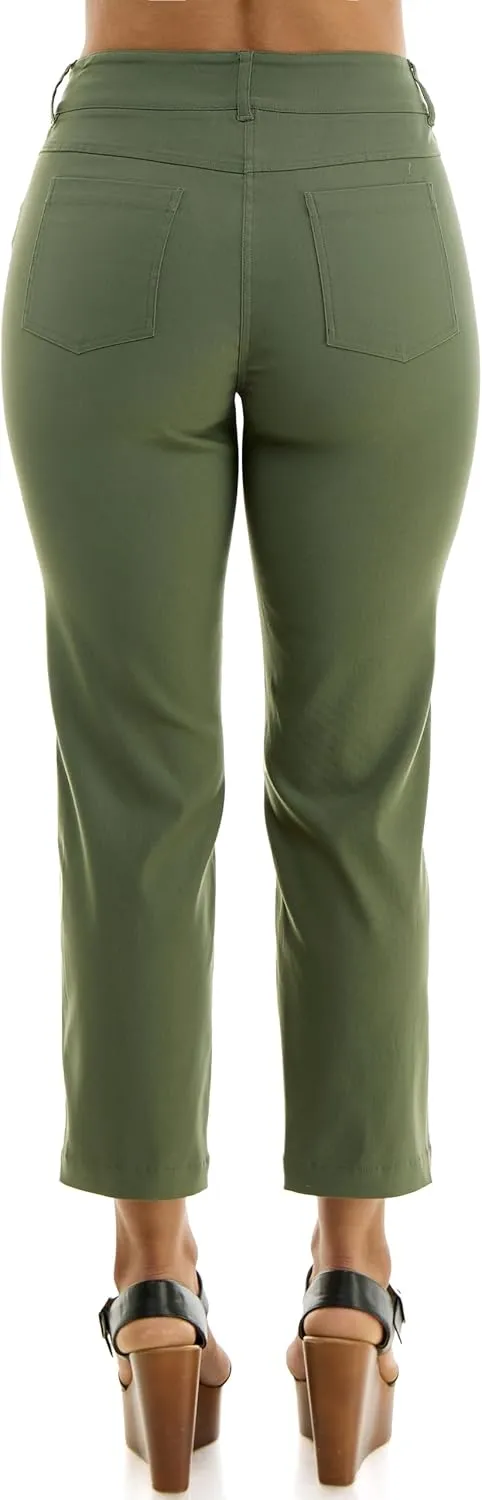 Nanette Nanette Lepore Women's Fly Front Boot Cut Freedom Stretch Pant with Functional Deep Stitch Pockets   Belt Loops